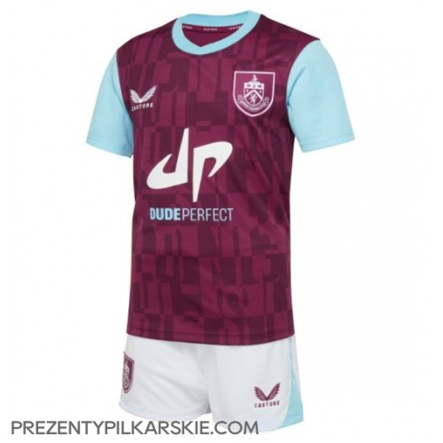 Stroje piłkarskie Burnley Koszulka Podstawowej dla dzieci 2024-25 Krótki Rękaw (+ szorty)